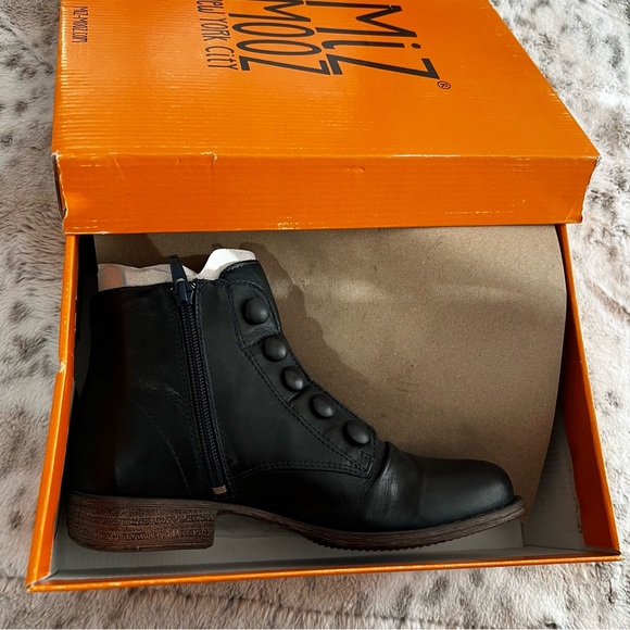 NIB Miz Mooz Louise Slouch-style Ankle Boots in Ocean Blue sz 6 - Picture 13 of 15